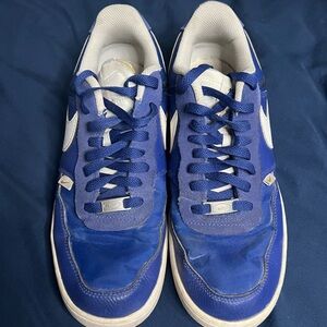 Nike Court Vision Low Premium Men's Deep Royal Blue Sneakers